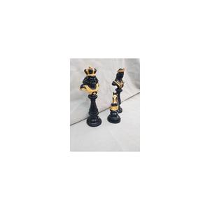 SET di decorazioni per scacchi di 3 oggetti decorativi arredamento per casa ufficio