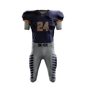 Uniformes de fútbol de equipos de Colegios Americanos cosidos auténticos Uniforme de Jersey y pantalones cortos de entrenamiento de alta calidad - Product Image 2