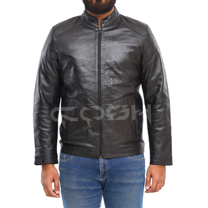 Chaqueta de Cuero Genuino Marrón Oscuro para Hombre, Prenda Exterior de Alta Calidad - Product Image 3