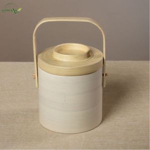 Juego de Recipientes de Bambú Ecológicos - Almacenamiento Hecho a Mano con Asa - Product Image 6