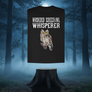 Maglietta a maniche lunghe con disegno di gufo strillante con baffi, per amanti degli uccelli - Product Image 2