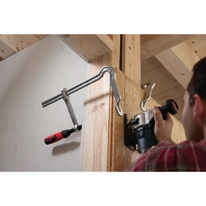 OMEGA All-Steel Screw <b>Clamp</b> with 2-Component Handle 250 mm Clamping Range and 120 mm Throat Depth for BESSEY Product - Product Image 3