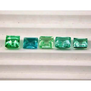 Saphir vert naturel de qualité AAA+ du Montana, 10 carats, coupe princesse époustouflante, pierre précieuse certifiée, Gem184 - Product Image 4