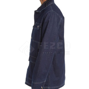 Veste légère en jean d'hiver pour hommes Vêtements d'extérieur personnalisés de haute qualité Doublure en laine respirante et rembourrage en coton tricoté - Product Image 4