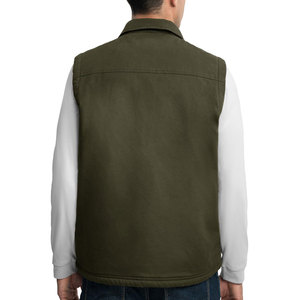 Chaleco de Lona con Logotipo Personalizado para Hombre, Sin Mangas, con Cuello Camisero, de la Mejor Calidad, Transpirable, para Invierno - Product Image 2