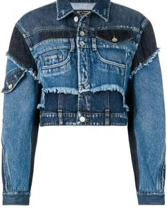 Veste en jean vintage délavée respirante de haute qualité avec broderie pour femme, 100 % coton, idéale pour l'hiver et les tenues décontractées - Product Image 5