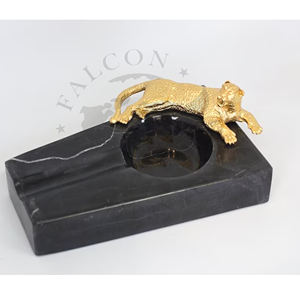 Agneau couché moderne Animal Sculpture résine clé palettes salon décor Figurines cendrier - Product Image 1