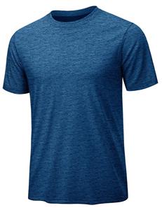 T-shirt de qualité luxe 100% coton épais pour homme Coupe régulière Motif côtelé uni Logo personnalisé - Product Image 1