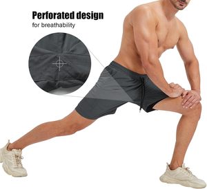 Custom Logo Men's Gym <b>Shorts</b> Quick Dry Breathable Athletic Training Eco-Friendly 2-in-1 Fitness Workout <b>Shorts</b> Manufacturer - Product Image 6