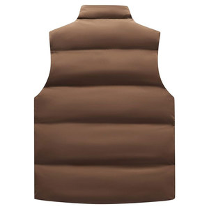 Chaleco ligero personalizado al por mayor, chaqueta de trabajo cálida sin mangas, chaleco acolchado de invierno, chaqueta para hombre - Product Image 3