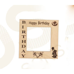 Marco de fotos de cuero grabado Family Forever Instalación de mesa de latón para fiestas de Navidad o cumpleaños - Product Image 4