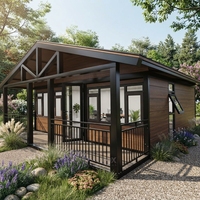 Fabrika Çıkışlı 20ft 40ft Lüks Prefabrik Modüler Ek Bina Genişletilebilir Konteyner Ev Eğimli Çatı Verandalı (Avustralya ve ABD için)