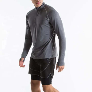 เสื้อสเวตเชิ้ตแขนยาวผู้ชายแบบซิป 1/4  สำหรับขายส่ง เสื้อลำลองสไตล์สปอร์ต - Product Image 6
