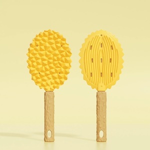 Brosse de toilettage pour animaux de compagnie de massage 3D avec poils en TPE Poignée ergonomique pour chats et chiens-Peigne de perte et de spa - Product Image 1