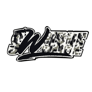 Parches bordados de chenilla personalizados de diseñador, venta al por mayor, letras bordadas de hierro, ropa, sombreros, tela, Material principal, uso de camisas - Product Image 5