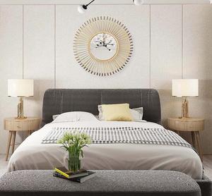 Espejo de pared redondo personalizable moderno para decoración del hogar Marco de metal de alta calidad para espacio de sala de estar - Product Image 3