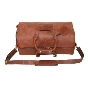 Bolsa de viaje de cuero genuino para gimnasio, equipaje Vintage para hombre, bolsa de fin de semana para noche, bolsa de gimnasio de cuero de piel de vaca Real, bolsa de viaje deportiva - Product Image 6