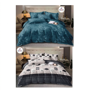 Juego de Funda Nórdica Reversible Ajmera de 6 Piezas, Estampado Floral, Poliéster y Algodón, Colección de Ropa de Cama de Lujo Ligero para Todas las Estaciones - Product Image 6