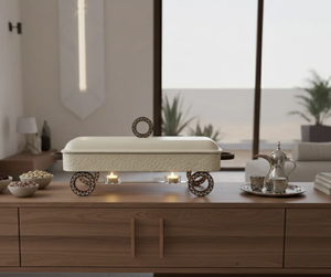 Calentador de Alimentos de Diseño Clásico Estilo Árabe para Uso Doméstico y Profesional, Bandeja para Servir Comida, Buffet, Fiestas y Eventos - Product Image 4