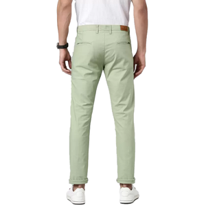 Pantalon chino personnalisé pour hommes, qualité supérieure, coupe ajustée, décontracté, motif droit, couleur unie, formel, grande taille, anti-rides - Product Image 3