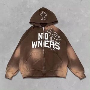 Sudaderas con capucha unisex personalizadas con bordado para hombre, colores sólidos, de verano, de punto, con efecto desgastado, extragrandes, de tejido grueso, de corte bajo - Product Image 5