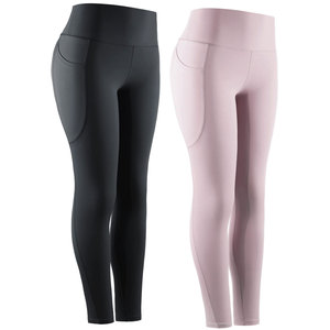Leggings de yoga pour femmes, tissu extensible, vêtements de sport, design personnalisé disponible, prix direct d'usine, qualité garantie, vêtements de saison - Product Image 1