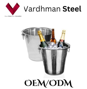 Vente d'usine, seau à glace en acier inoxydable 5L, refroidisseur de boissons, refroidisseur de cocktails pour les occasions festives - Product Image 4