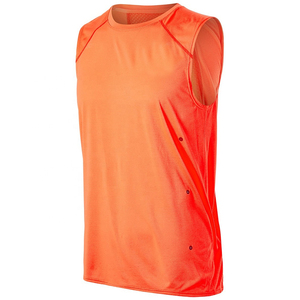 Haute qualité personnalisation hommes entraînement débardeur séchage rapide coton athlétique course Gym Fitness entraînement Muscle chemises sans manches - Product Image 3