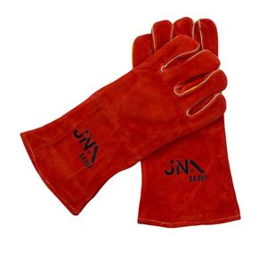 Guantes de cuero resistentes al calor extremo Guantes de soldadura transpirables más vendidos Guantes DE TRABAJO DE Pakistán - Product Image 1