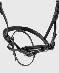 Precio al por mayor Brida de caballo Venta al por mayor Negro Heavy Strong Duty Real Indian Leather Horse Brida para la venta - Product Image 5