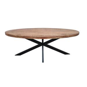 Table à manger en bois écologique de qualité supérieure, fabriquée à la main, avec un beau motif de grain, design intemporel, construction robuste, usage quotidien - Product Image 2