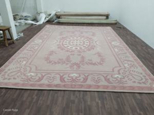 พรมโอเรียนทัลหรูหราคุณภาพสูงพรมปูพื้น8x11แบบหรูลายลูกพีชงาช้างทำด้วยมือแบบโบราณชุดพรมตกแต่งบ้านสำหรับการใช้ชีวิต1ชิ้น - Product Image 5