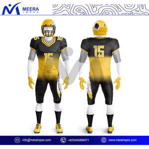 Uniformes de football américain en gros pour équipes, tailles plus grandes, maillots et pantalons de niveau professionnel, impression de logo personnalisée, matière Spandex/Polyester - Product Image 3