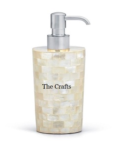 Distributeur de savon liquide de travail en acier et en nacre Taille et forme personnalisées Distributeur de savon de salle de bain à bas prix - Product Image 1