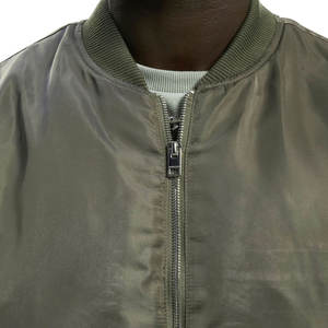 Nuevo diseño estilo Reversible con cuello alto decoración de bolsillo chaquetas de bombardero al por mayor de alta calidad chaqueta de bombardero de los hombres de encargo - Product Image 5