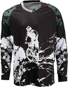 Jersey de Motocross de Manga Larga para Hombre al por Mayor, Ropa de Carreras de Autos de Nuevo Diseño para Invierno, Transpirable, Opciones de Tallas Grandes - Product Image 1