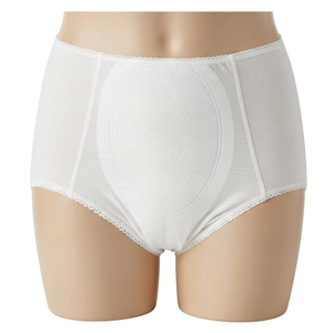 Bragas antibacterianas para adultos, tela elástica transpirable, cómodas, de cintura alta, ropa interior para mujer, uso diario, uso higiénico - Product Image 1