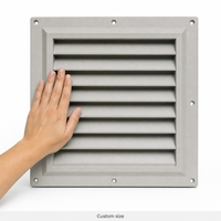 Panneau de ventilation composite SMC, système de stockage d'aliments, volet d'extraction pour tour d'alimentation, ferme avicole, bâtiment d'élevage