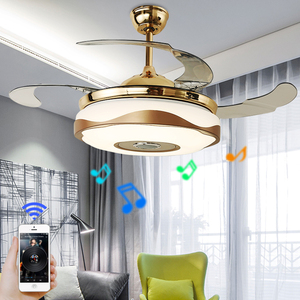 Ventilador de Techo HC con Luz LED de 42 Pulgadas, 6 Velocidades, Regulable, Control Remoto, Diseño Moderno para Dormitorio, Hogar y Oficina - Product Image 5