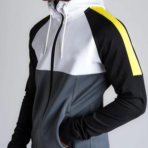 Nuevo traje deportivo informal con logotipo personalizado para hombre, sudadera con capucha y cremallera de dos piezas, pantalones, ropa deportiva, chándal para hombre - Product Image 6