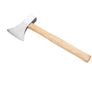 Hacha de camping de grado industrial forjada directamente en fábrica para exteriores, hacha para trabajar la madera con mango largo - Product Image 1
