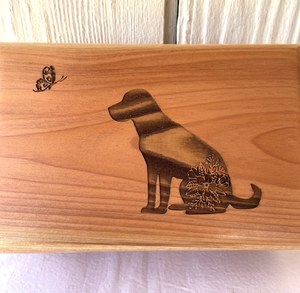 Large <b>Dog</b> Pet Cremation Wood Pet <b>Urn</b> <b>Urn</b> for Cremation Box for Ashes Personalized Burial <b>Urn</b> - Product Image 4