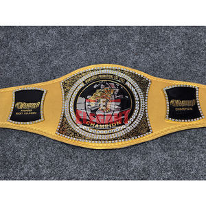 Sialkot Pakistan เข็มขัดแชมป์มวยปล้ำ1ชิ้น MMA เวิลด์เฮฟวี่เวทแชมป์หนังแท้ดีไซน์แบบกำหนดเอง - Product Image 3