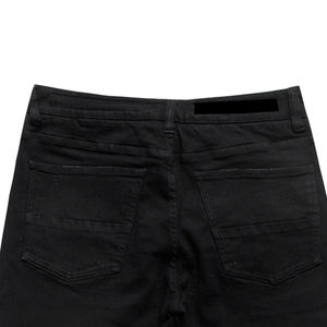 High Street Genou Longueur Droite Lâche Jeans Shorts Hommes Denim Pantalon Court Mâle Casual Personnalisé Denim Shorts pour Hommes - Product Image 4