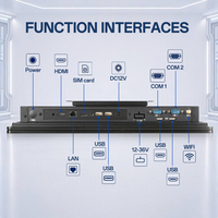PC tout-en-un industriel à écran tactile Android de 15,6 pouces avec interface DVI, moniteur tactile industriel mural