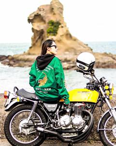 Giacca Moto Sukajan Vintage Vietnam Souvenir Bomber Dragon <span class=keywords><strong>Top</strong></span> Gun in Tela Spalmata Ricamata Personalizzata - Product Image 1