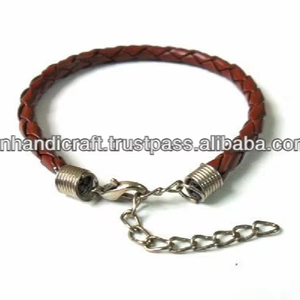 Leather Bracelet Hand Crafted Leather Bracelets <b>for</b> <b>Men</b> Leather Bracelet - Product Image 1