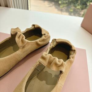 Chaussures de ballet rétro élastiques personnalisées pour femmes, bout rond, plates, confortables, antidérapantes, pour tous les jours et les soirées. - Product Image 3