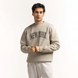 Nardon Apparel OEM y ODM, suéter informal personalizado para hombre, suéter deportivo ajustado para hombre, suéter de punto a rayas bordado, sudadera para hombre - Product Image 5