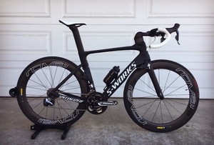 Venge vias Dura Ace Di2 Project jantes Aero noires btakes taille 54cm Mint! - Product Image 2